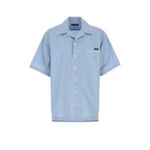 Dolce & Gabbana Men Embroidered Poplin Shirt